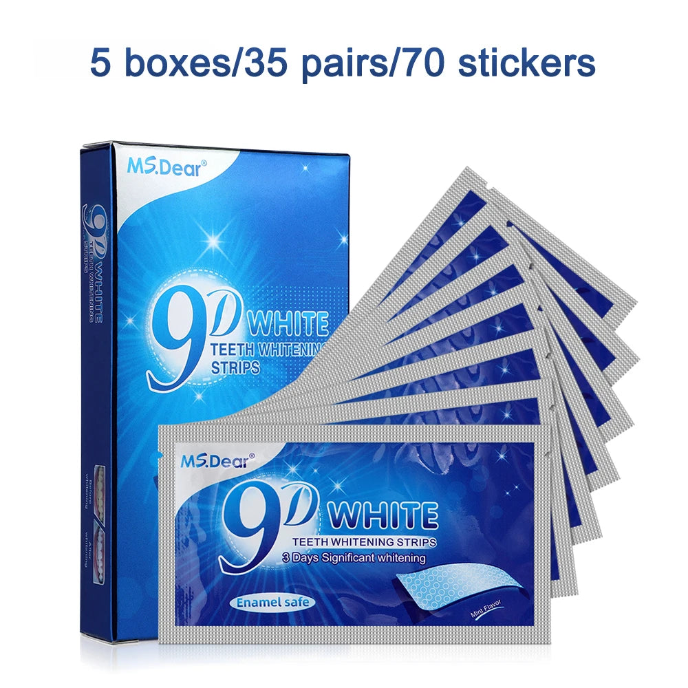 Teeth Whitening Strips Kit 9D