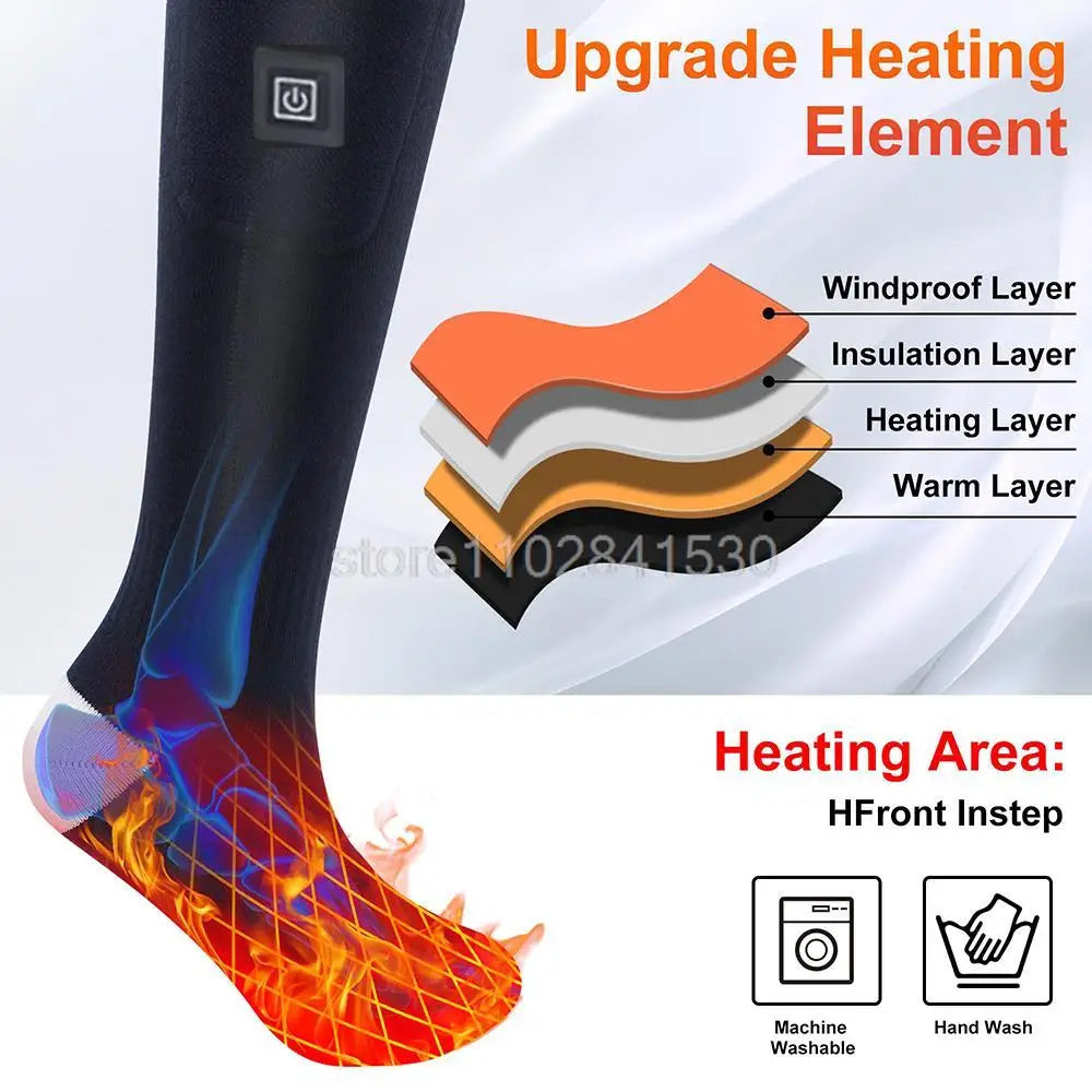 Winter Heated Sock With Battery