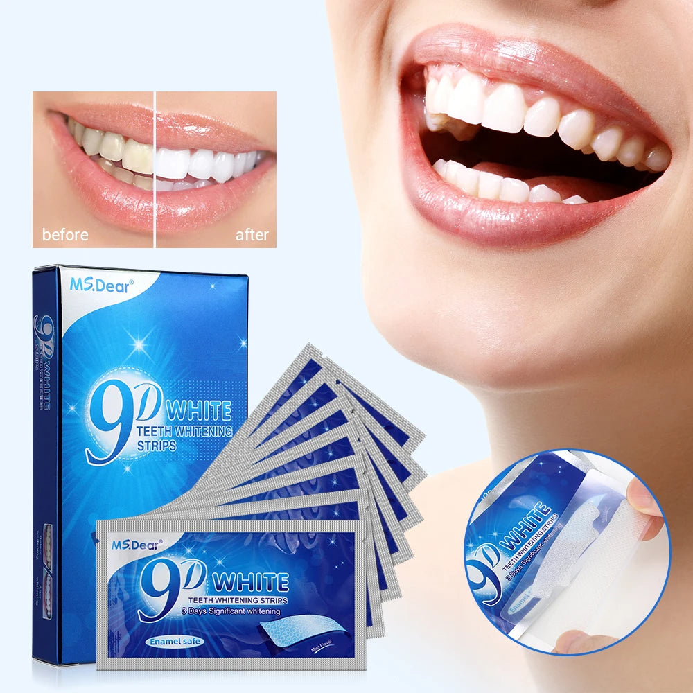 Teeth Whitening Strips Kit 9D