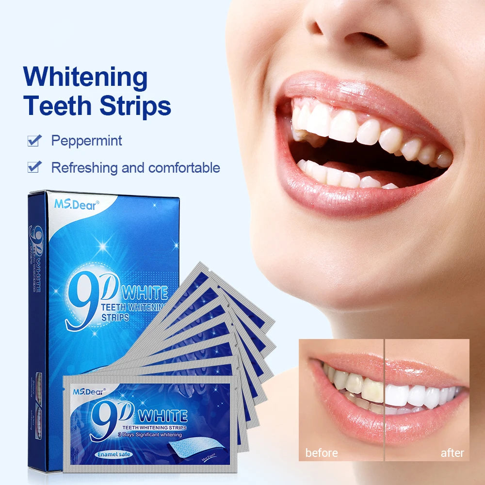 Teeth Whitening Strips Kit 9D